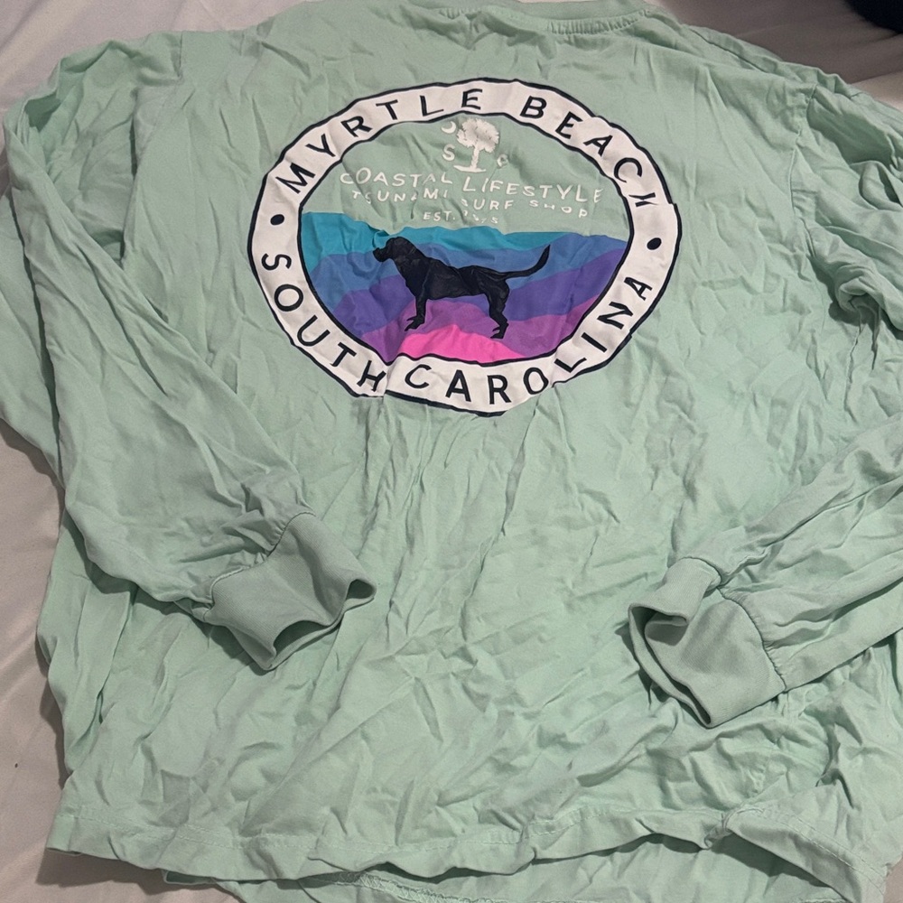 Mint Green Long Sleeve Top